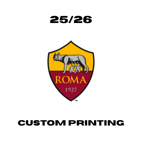 AS Roma 25/26 - Custom Printing Customisation Ultra Football