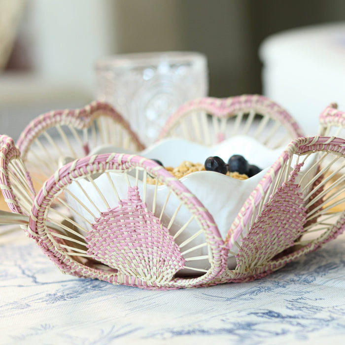 Flora Basket: Yellow