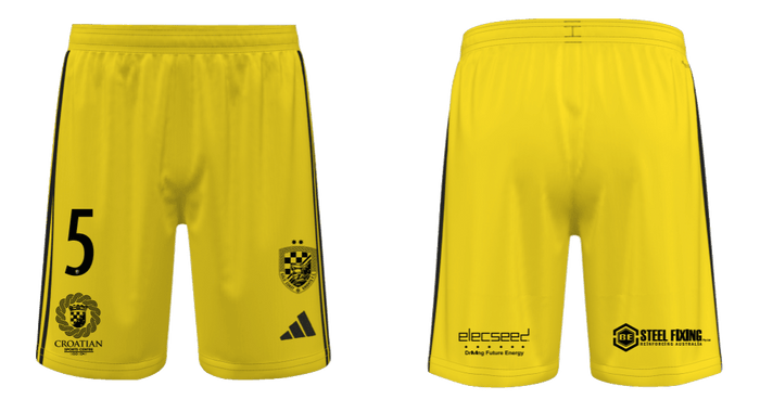 GOLD COAST KNIGHTS Youth Entrada 22 Home Goalkeeper Shorts (IA0422-411-2246-GKY1) GOLD COAST KNIGHTS Adidas Club Zone