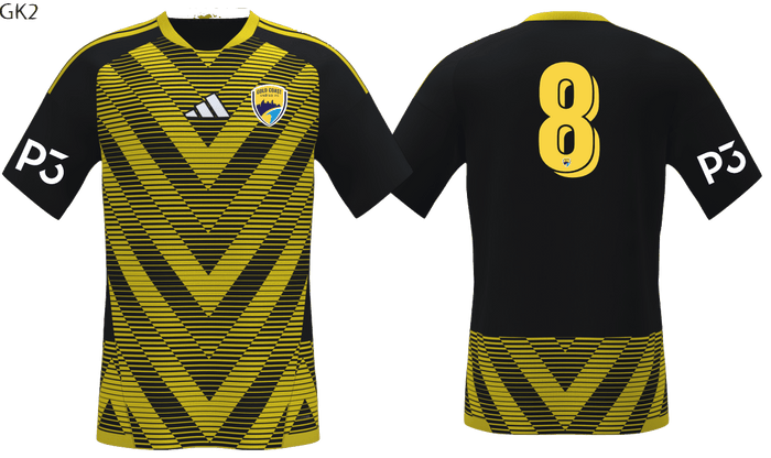 GOLD COAST UNITED Youth Tiro 26 Competition Away Goalkeeper Jersey (KB1577-701-2394-GUY2) GOLD COAST UNITED Adidas Club Zone