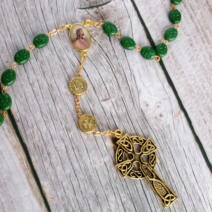 Kelly's Shamrock Trinity Prayer Beads