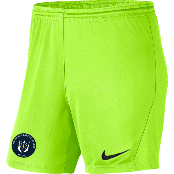 MANDURAH BAPTIST COLLEGE Women's Nike Dri-FIT Park 3 Shorts