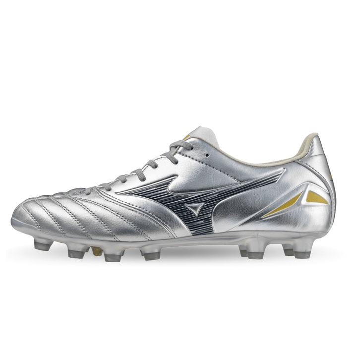 Morelia Neo IV Pro FG - Platinum Silver Pack (P1GA253404) Footwear Mizuno