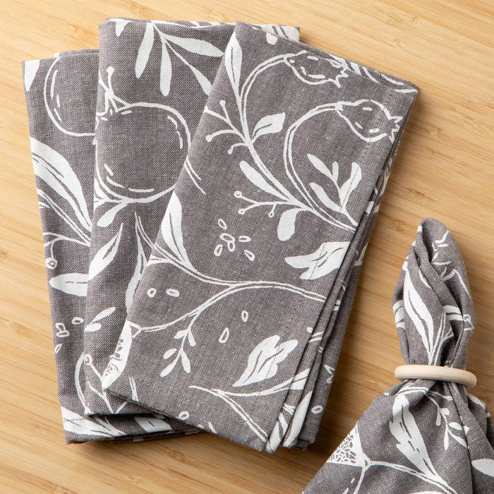 Now Designs Pomegranates Napkins Set of 4