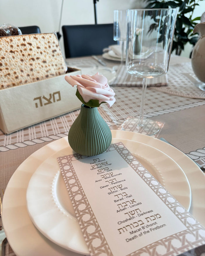 PASSOVER RATTAN PAPER PLACEMAT
