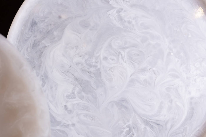 White Resin - Salad Bowl