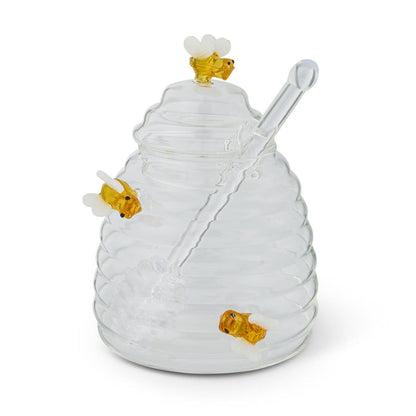 16.9oz Bee Icon Honey Jar w/ Acrylic Dipper
