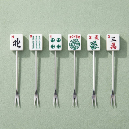 7-Piece MaJong Cocktail Pick Set