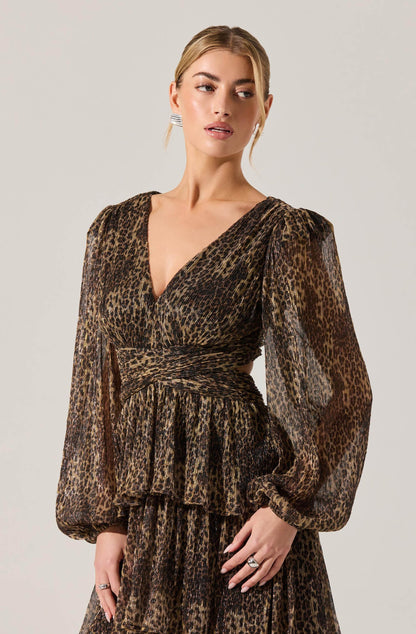 Anora Floral Tiered Maxi Dress
