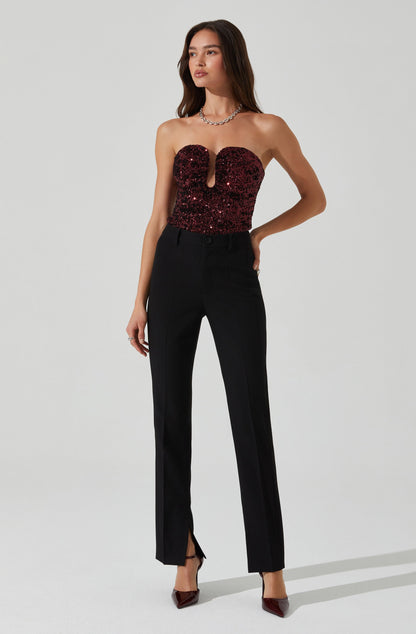 Arista Sweetheart Sequin Top