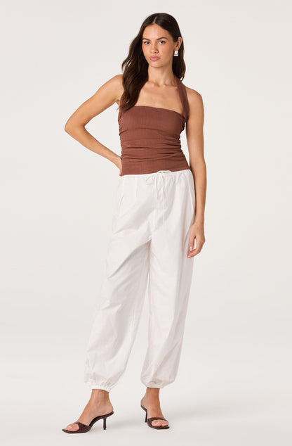 Airen Balloon Drawstring Wide-Leg Pants