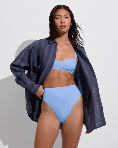 Getaway Button Down - Poolside Stripe: Varsity / Sprint