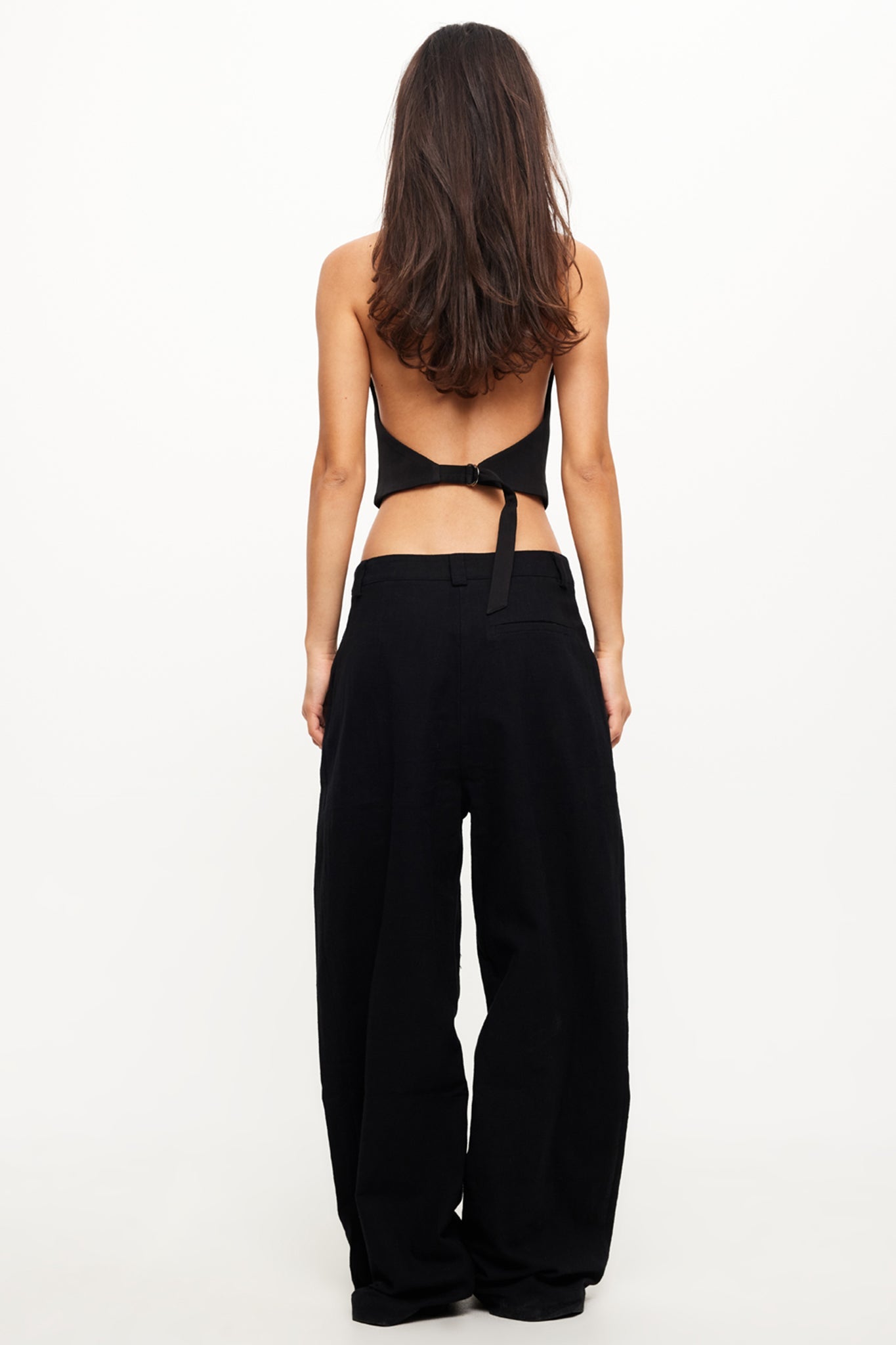 LIONESS Je Suis Halter Top Onyx
