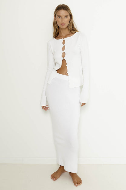 SNDYS Etta Top White