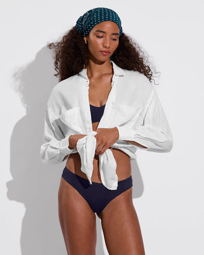Getaway Button Down - Coconut