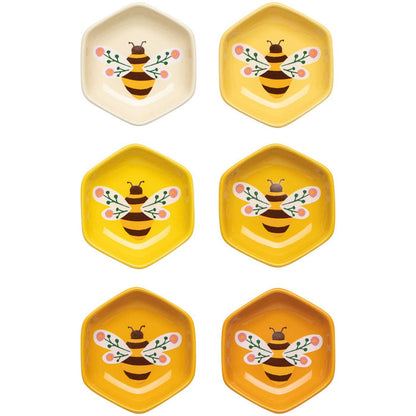 Bee Garden Pinch Bowls Set of 6