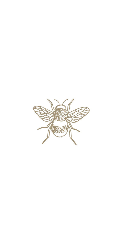 Bee Gold - Printed Guest Towel