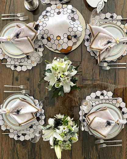 Bee Hive Spill-Proof Placemats (set of 6)