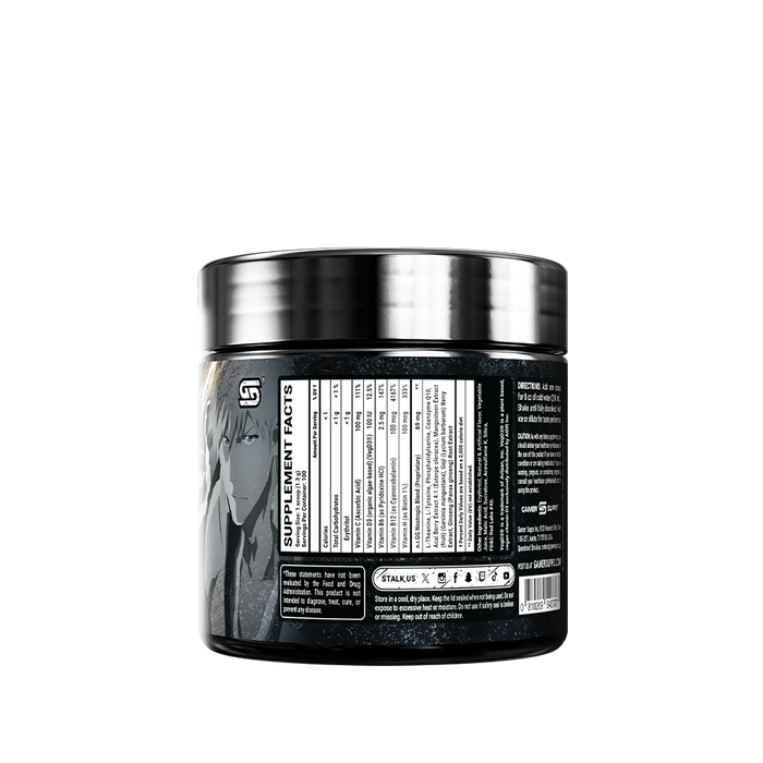 BLEACH Thousand-Year Blood War: The Death and the Strawberry Caffeine Free - 100 Servings - Gamer Supps