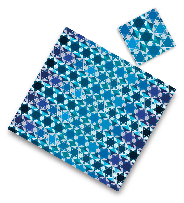 BLUE STARS PAPER PLACEMAT