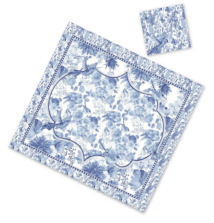 BLUE TOILE PAPER PLACEMAT