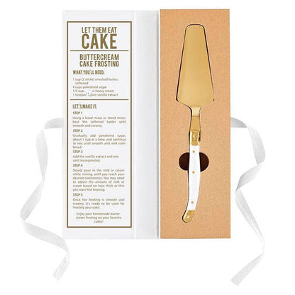 Book Box - Gold Cake Server