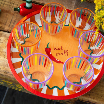 Chili Tin Tray - 30cm