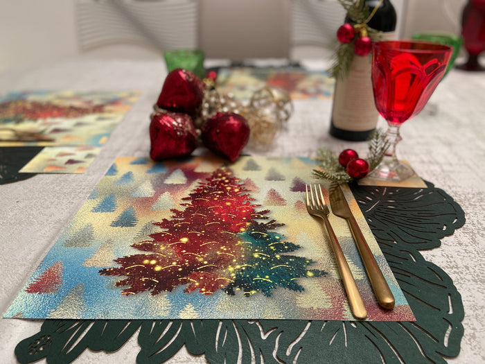 CHRISTMAS TREE PAPER PLACEMAT