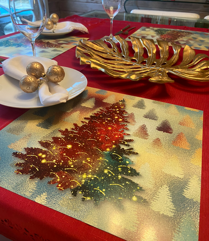 CHRISTMAS TREE PAPER PLACEMAT