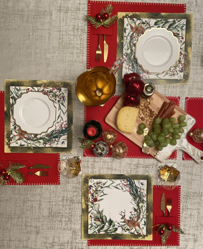 CHRISTMAS WRENCH PAPER PLACEMAT