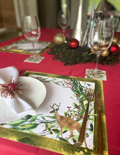 CHRISTMAS WRENCH PAPER PLACEMAT