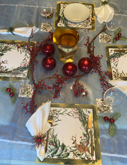 CHRISTMAS WRENCH PAPER PLACEMAT
