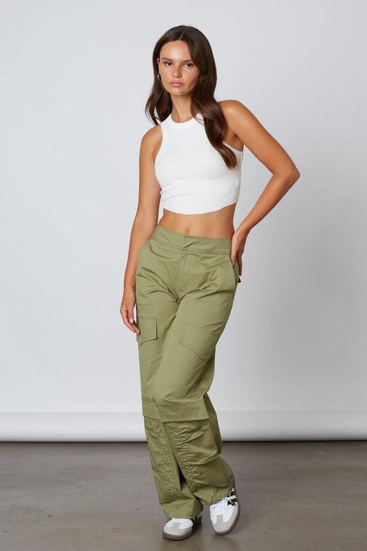 Charly Olive Cargo Pants