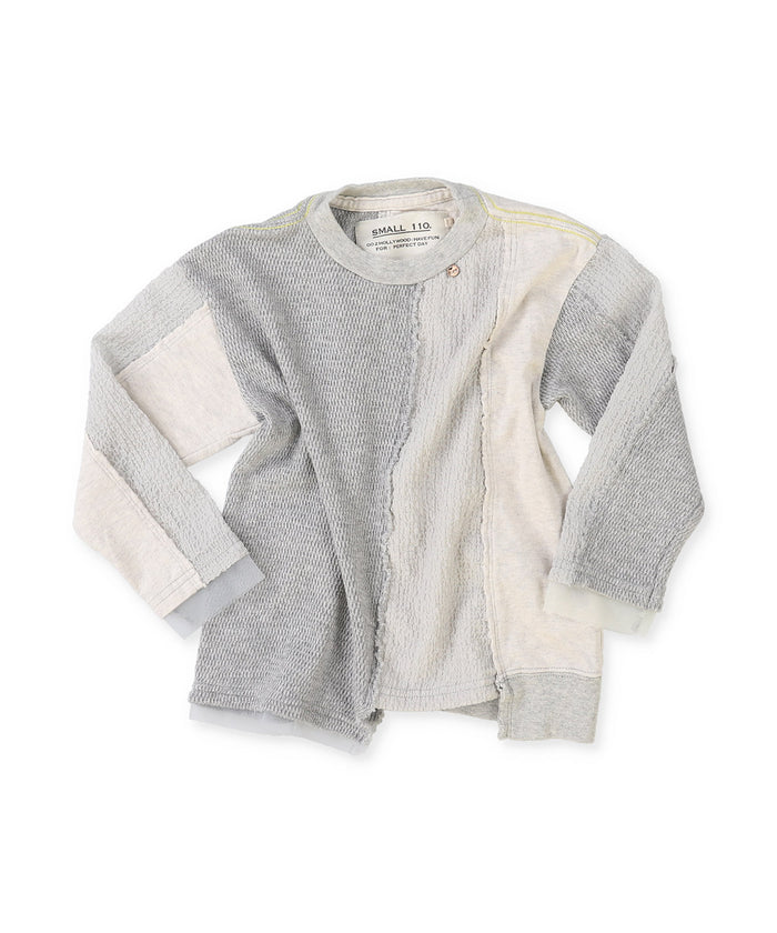 Cut-out Remake-like Long Sleeve Tee