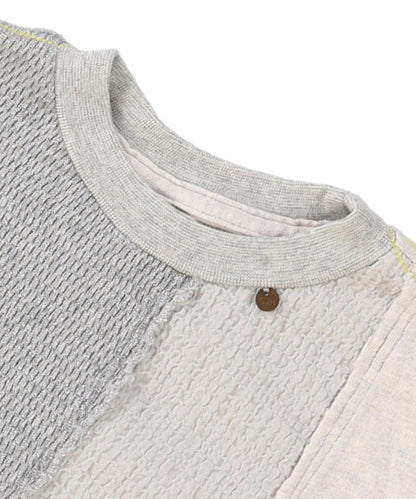 Cut-out Remake-like Long Sleeve Tee