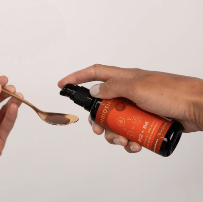 Cymbiotika B12 + B6 Liquid in black bottle