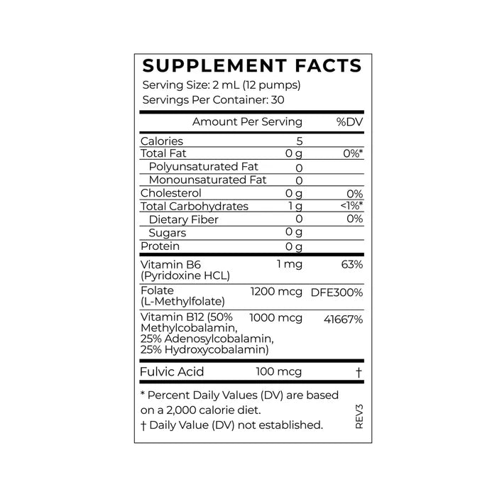 Cymbiotika Synergy Vitamin B12 + B6 5