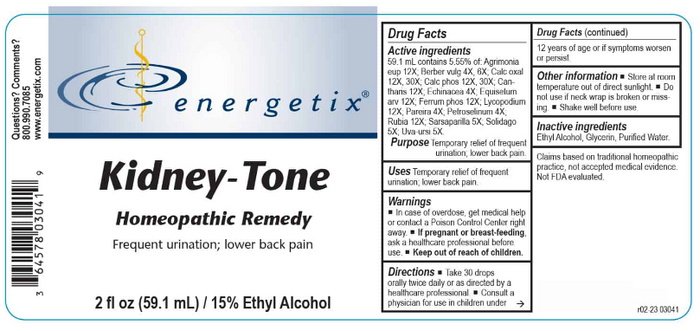 Energetix Kidney Tone Liquid 3