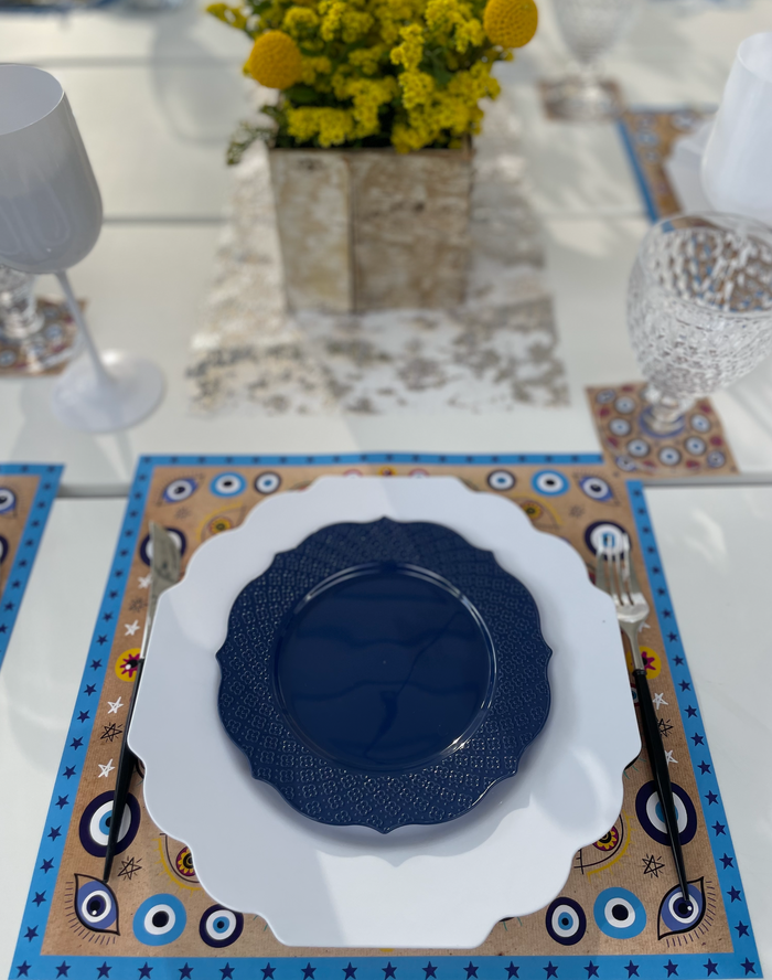 EVIL EYE PAPER PLACEMAT