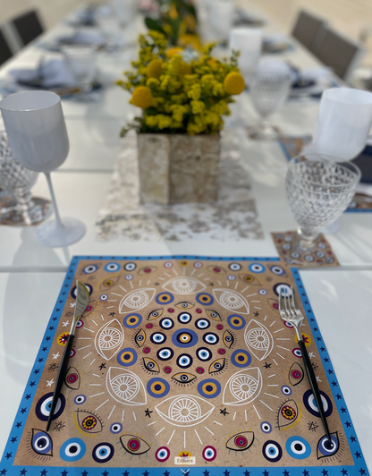 EVIL EYE PAPER PLACEMAT