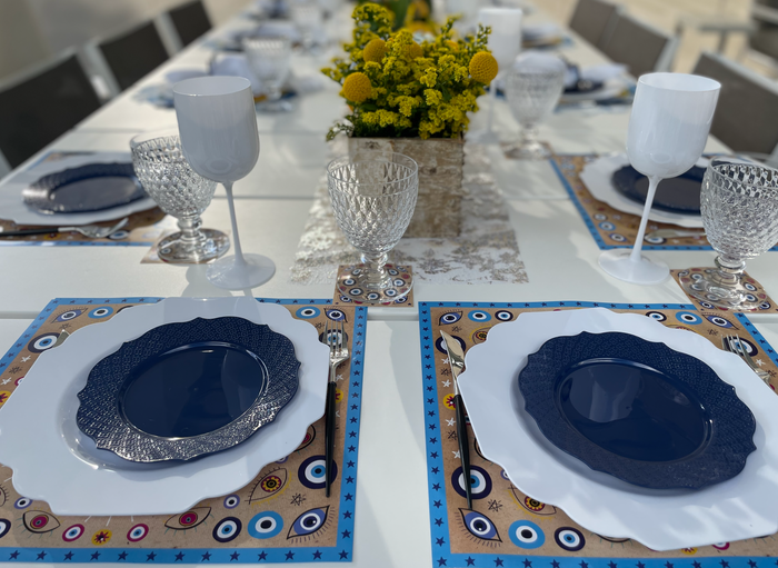 EVIL EYE PAPER PLACEMAT