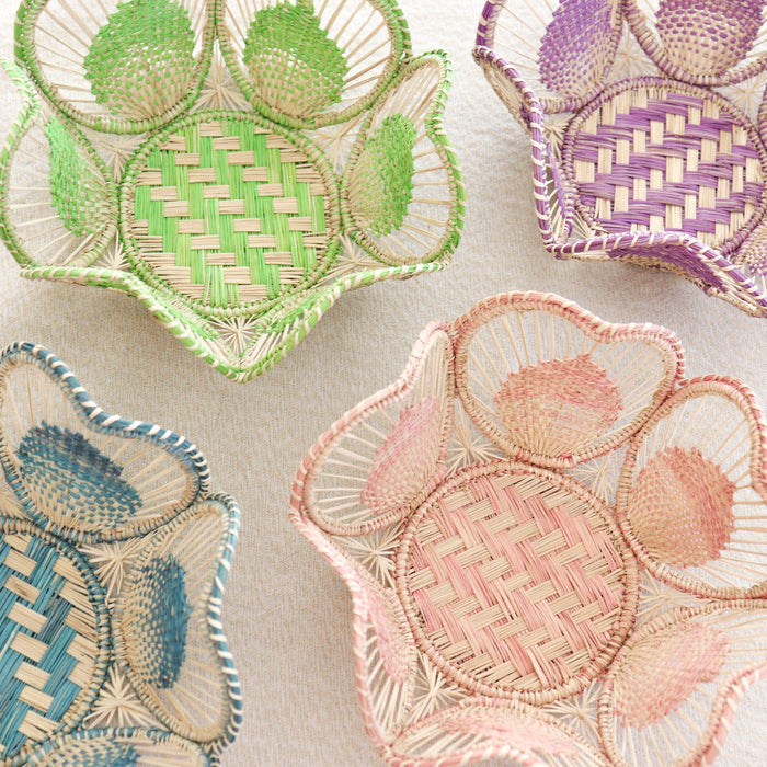 Flora Basket: Yellow