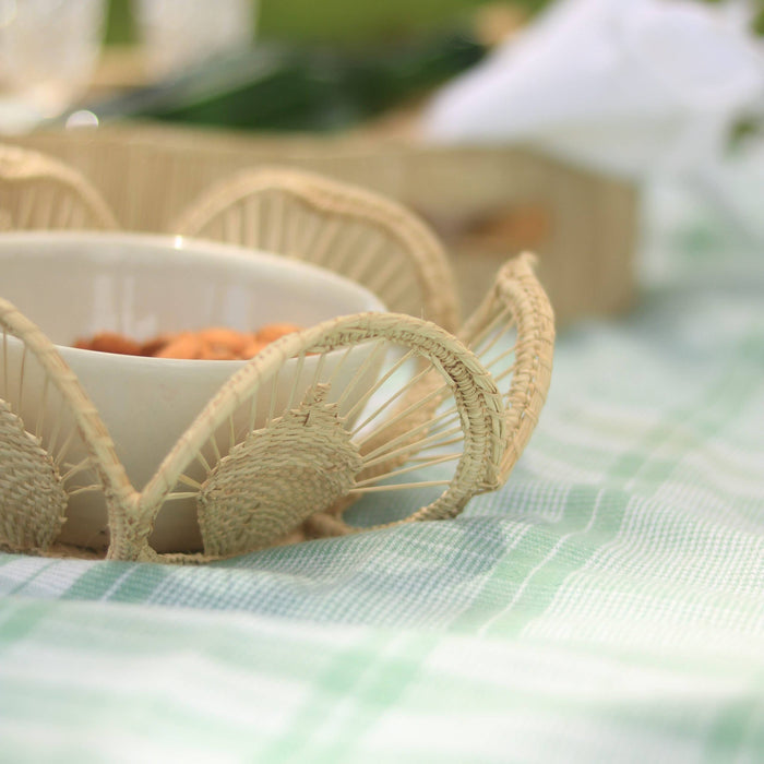 Flora Basket: Yellow