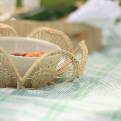 Flora Basket: Yellow