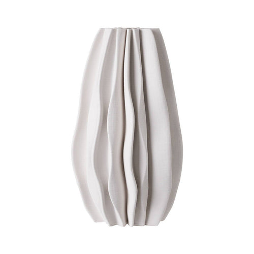 Flora Ceramic White Vase - Tall