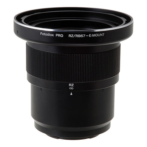 Mamiya RB67/RZ67 SLR Lens to Sony Alpha E-Mount Camera Body Adapter