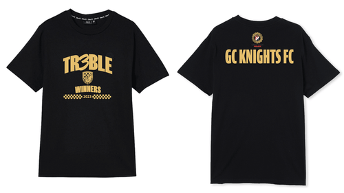 GOLD COAST KNIGHTS Ultra FC Youth Blank T-Shirt (9631417-01) GOLD COAST KNIGHTS Nike Club Zone
