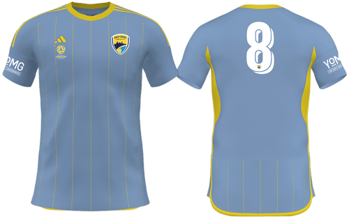 GOLD COAST UNITED Men's Competition 25 Away Jersey (JD7371-477-2394-GU1) GOLD COAST UNITED Adidas Club Zone