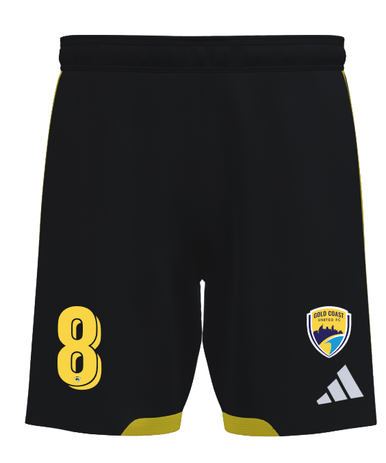 GOLD COAST UNITED Men's Tiro 26 Competition Away Goalkeeper Shorts (KB3888-701-2394-GU1) GOLD COAST UNITED Adidas Club Zone