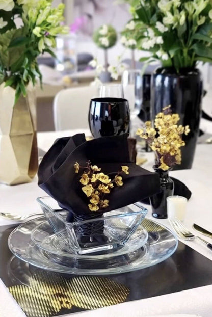 GOLD ORCHID PAPER PLACEMAT